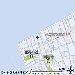 鳥取県境港市外江町2765周辺の地図