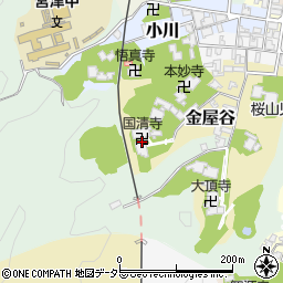 京都府宮津市金屋谷486周辺の地図