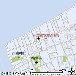 鳥取県境港市外江町2779周辺の地図