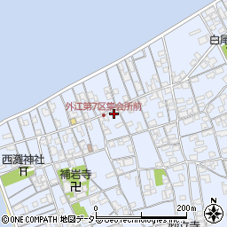 鳥取県境港市外江町2671周辺の地図