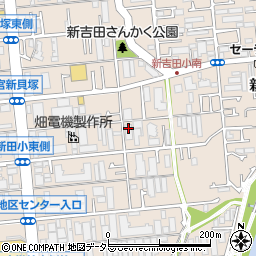 株式会社サニクリーン東京　新横浜営業所周辺の地図