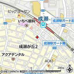 成瀬 増田屋周辺の地図