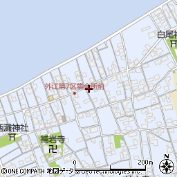 鳥取県境港市外江町2672周辺の地図