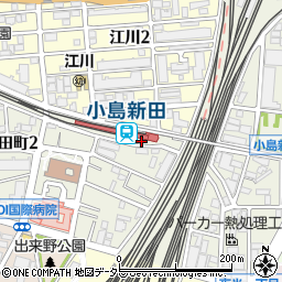 Ｏｎｅ　Ｐａｒｋ小島新田駅前駐車場周辺の地図