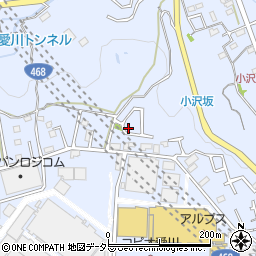 愛川急送周辺の地図