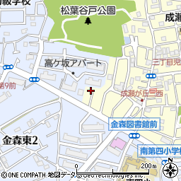 東京都町田市成瀬が丘3丁目1105-28周辺の地図