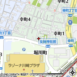 辣妹姐 川崎店周辺の地図