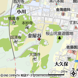 京都府宮津市金屋谷690周辺の地図