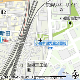 小島新田公園周辺の地図