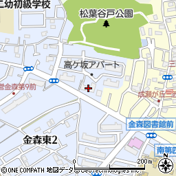 都営高ヶ坂６号棟周辺の地図