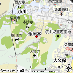 京都府宮津市金屋谷691周辺の地図