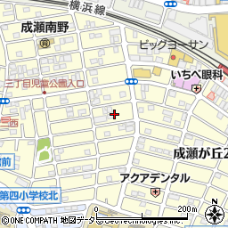 東京都町田市成瀬が丘3丁目6周辺の地図