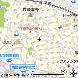 東京都町田市成瀬が丘3丁目18周辺の地図