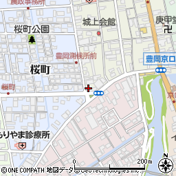 兵庫県豊岡市城南町17-25周辺の地図
