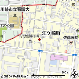 神奈川県横浜市鶴見区江ケ崎町周辺の地図