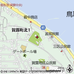 賀露神社周辺の地図
