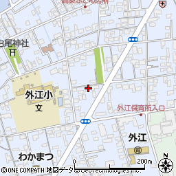 鳥取県境港市外江町1744周辺の地図