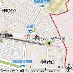 都筑区役所　大熊保育園周辺の地図