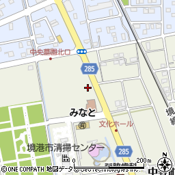 鳥取県境港市中野町2101-1周辺の地図