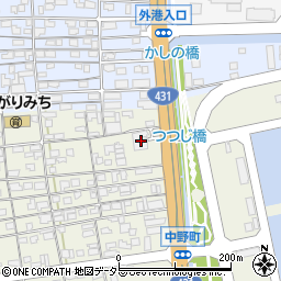 鳥取県境港市中野町3285周辺の地図