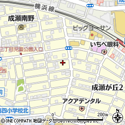 東京都町田市成瀬が丘3丁目6-7周辺の地図