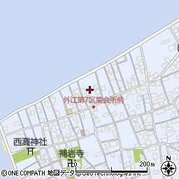 鳥取県境港市外江町2740周辺の地図