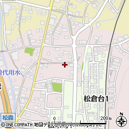 岐阜県美濃市松森734-1周辺の地図