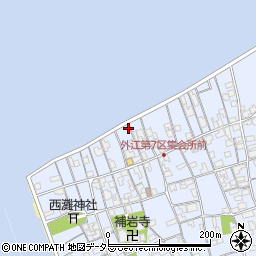 鳥取県境港市外江町2754周辺の地図
