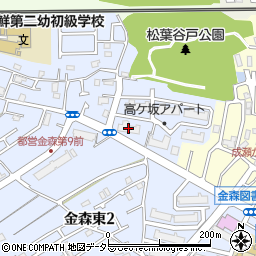 都営高ヶ坂５号棟周辺の地図