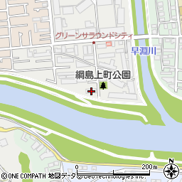 神奈川県横浜市港北区綱島上町83周辺の地図