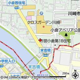 中山商事株式会社　川崎営業所周辺の地図