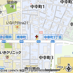セブンイレブン川崎中幸町店周辺の地図