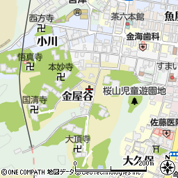 京都府宮津市金屋谷683周辺の地図