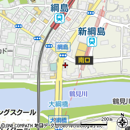 大信薬局　綱島店周辺の地図
