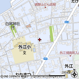 鳥取県境港市外江町1702周辺の地図