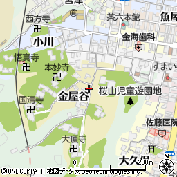 京都府宮津市金屋谷682周辺の地図