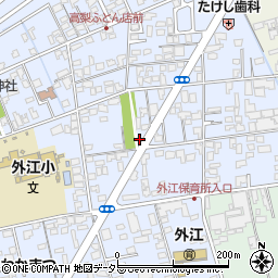 鳥取県境港市外江町1708-4周辺の地図
