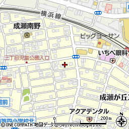 東京都町田市成瀬が丘3丁目5周辺の地図