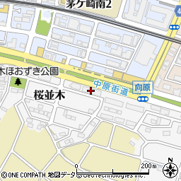神奈川県横浜市都筑区桜並木20-24周辺の地図