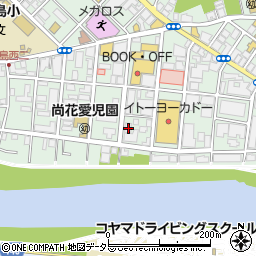 神奈川県横浜市港北区綱島西2丁目11-20周辺の地図