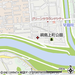 神奈川県横浜市港北区綱島上町88周辺の地図