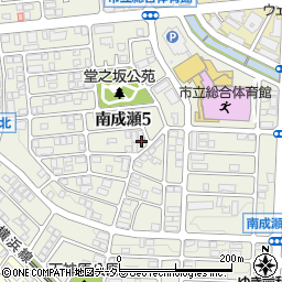 東京都町田市南成瀬5丁目周辺の地図