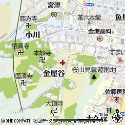 京都府宮津市金屋谷664周辺の地図