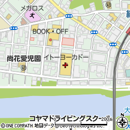 コイデカメラ綱島イトーヨーカドー店周辺の地図