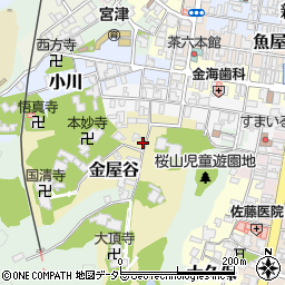 京都府宮津市金屋谷663周辺の地図