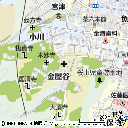 京都府宮津市金屋谷666周辺の地図