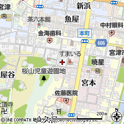 京都府宮津市万年536周辺の地図