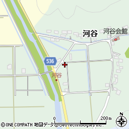兵庫県豊岡市河谷167周辺の地図