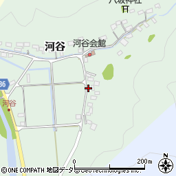 兵庫県豊岡市河谷703周辺の地図