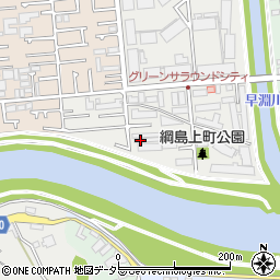 神奈川県横浜市港北区綱島上町89周辺の地図